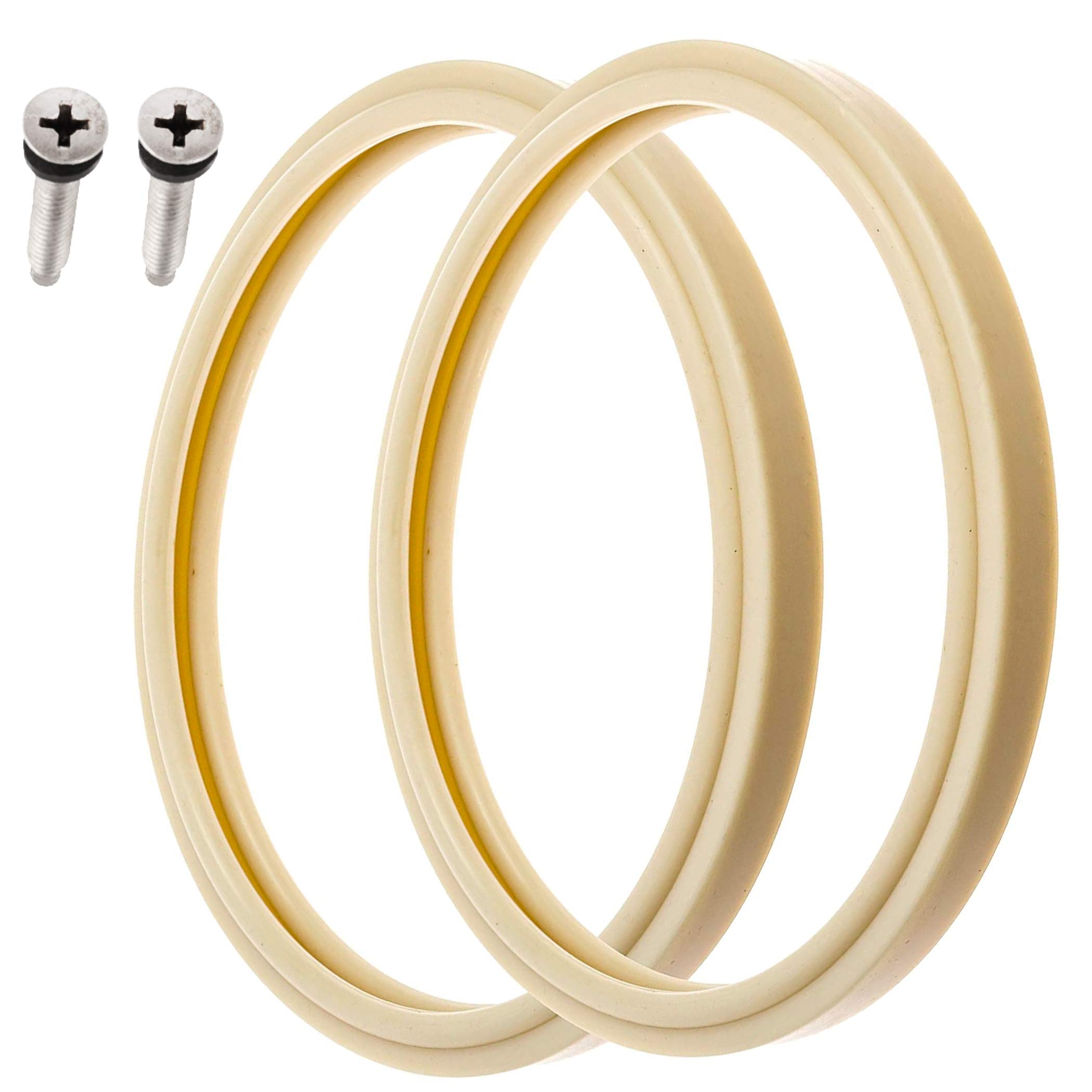 AR-PRO 8-3/8" Pool Light Lens Gasket with Stainless Pilot Screw, 2 Set | Compati