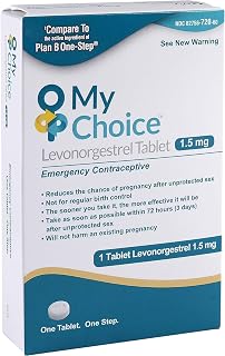 Ohm My Choice Emergency Contraceptive Pill, Levonorgestrel 1.5mg | Active Ingredient, Tablet, After Unprotected Sex