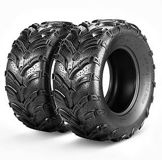 MOTOOS ATV UTV Tires 25x10-12,6-Ply,Tubeless,Set of 2 | set of 2 rear tires 25x10x12 with Directional tread patter provides exceptional acceleration and traction