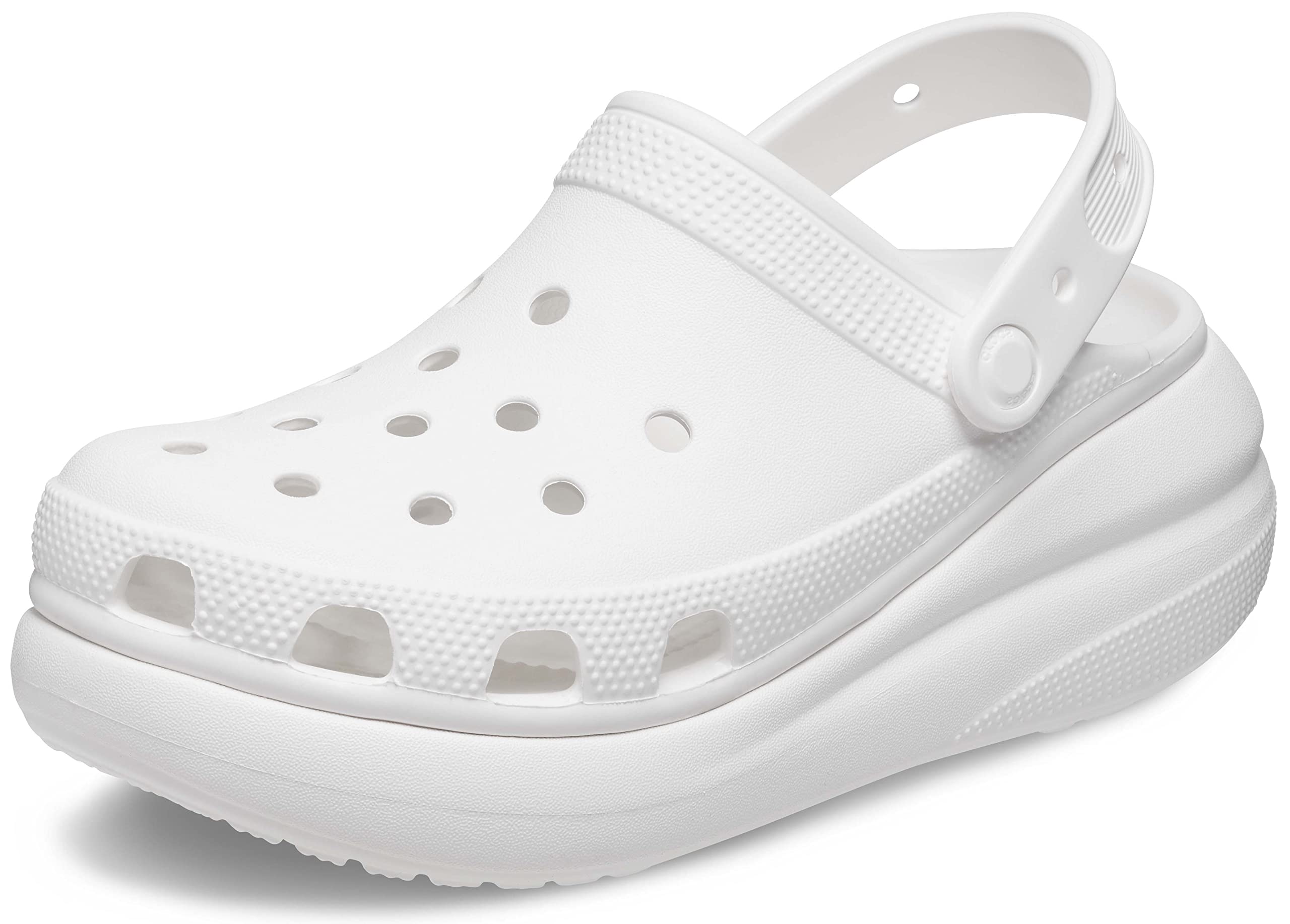 Crocs Unisex Clogs Classic Crush White M11, White