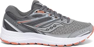 Saucony - Cohesion 13 Grey/Dark Brown, Women's Field and Track Shoes
