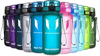 Sparrow Water Bottle 500ml/750ml/1L BPA-Free Tritan Drinks Bottle One-Click