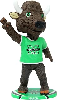 Marco The Bison Marshall Thundering Herd Superstar Series 5 Inch Mini Bobblehead