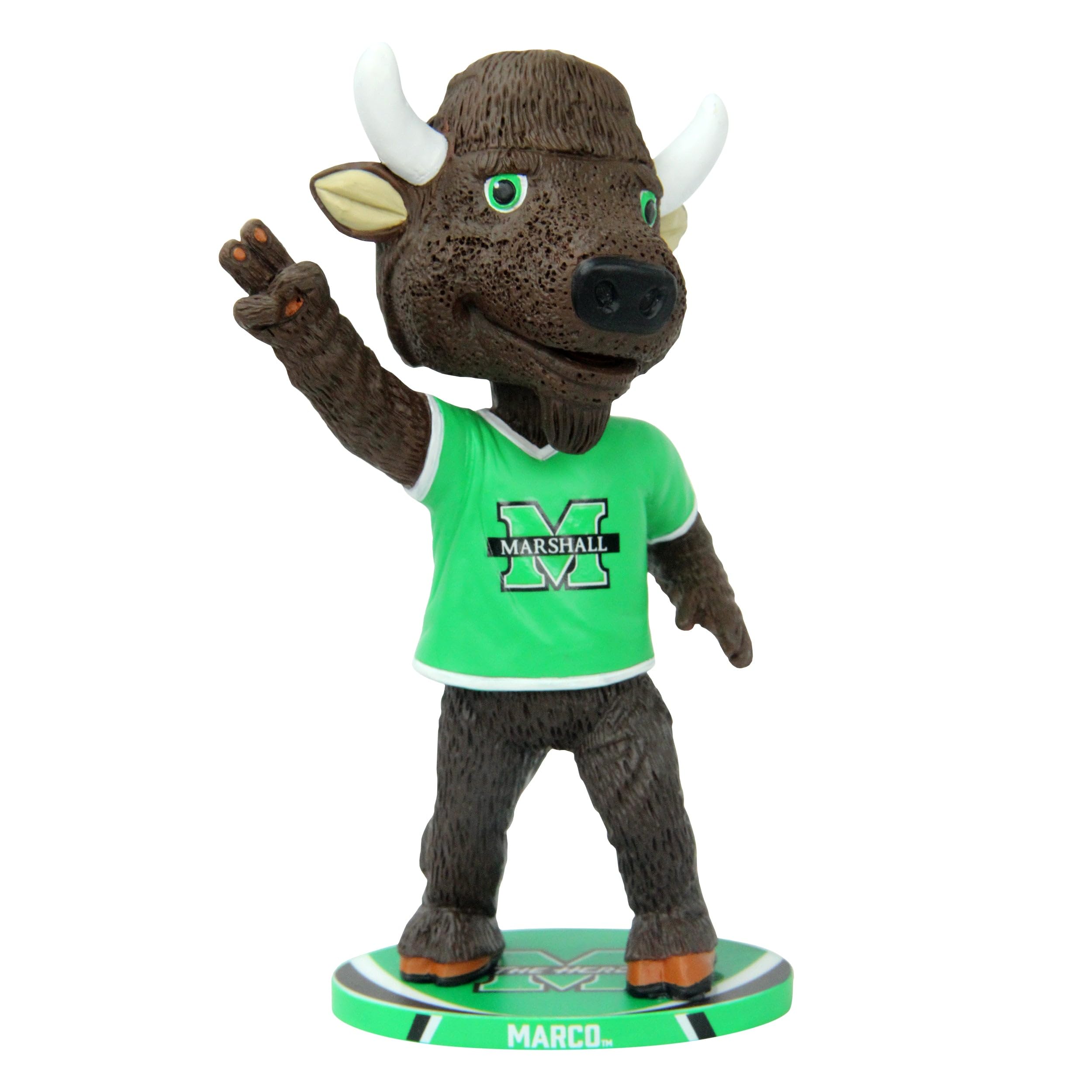 Marco The Bison Marshall Thundering Herd Superstar Series 5 Inch Mini Bobblehead
