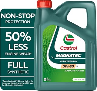 Castrol MAGNATEC 0W-30 C2 Full Synthetic Engine Oil, 4L