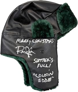 Randy Quaid Signed Autographed Christmas Vacation Hat Inscribed Merry Christmas, Shi-ers Full, Cousin Eddie TRISTAR