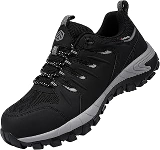 LARNMERN Pro - Safety Shoes for Men, Steel Toe, Non-Slip Protection, Lightweight, Breathable, Work Shoes, Size 36-49 EU