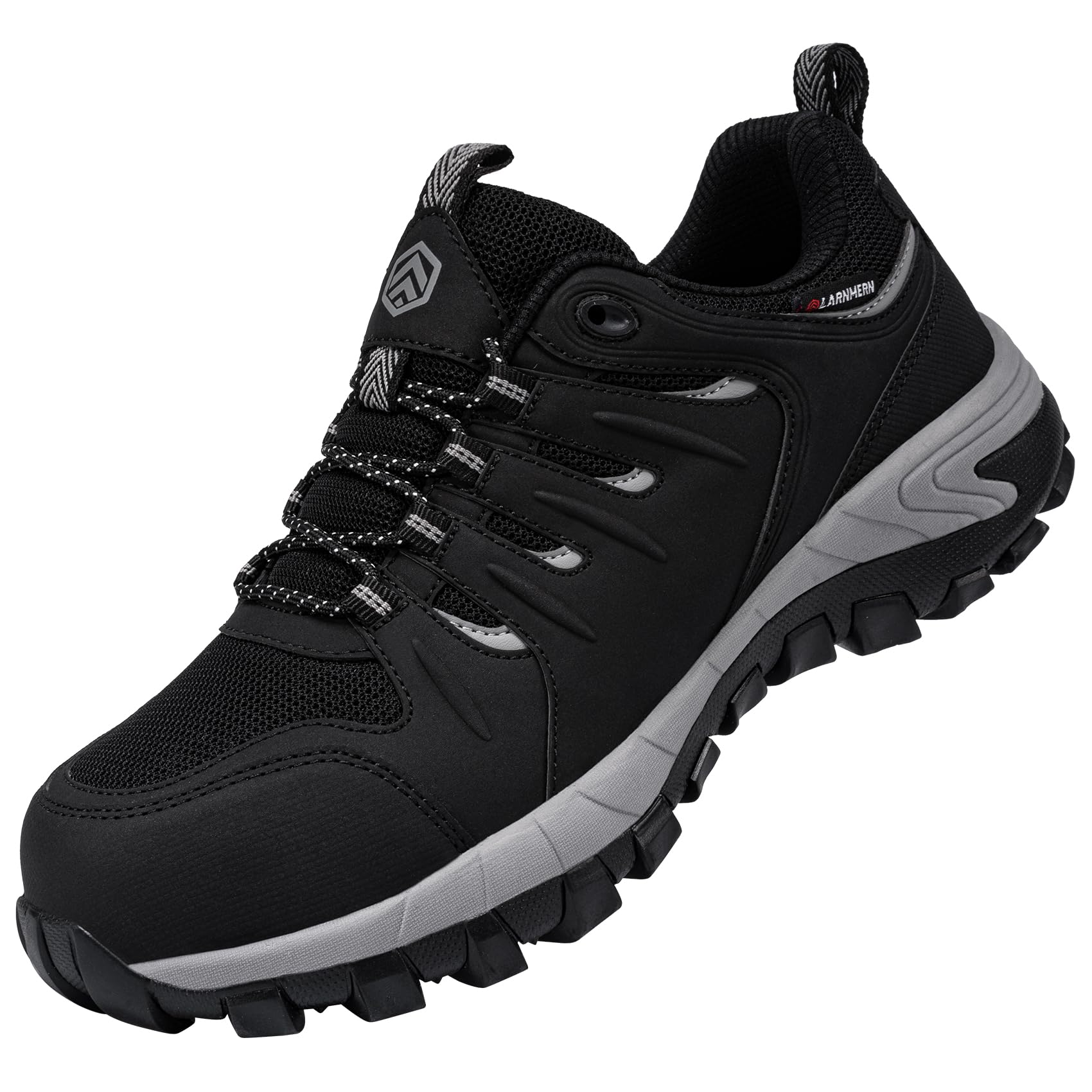 LARNMERN Pro - Safety Shoes for Men, Steel Toe, Non-Slip Protection, Lightweight