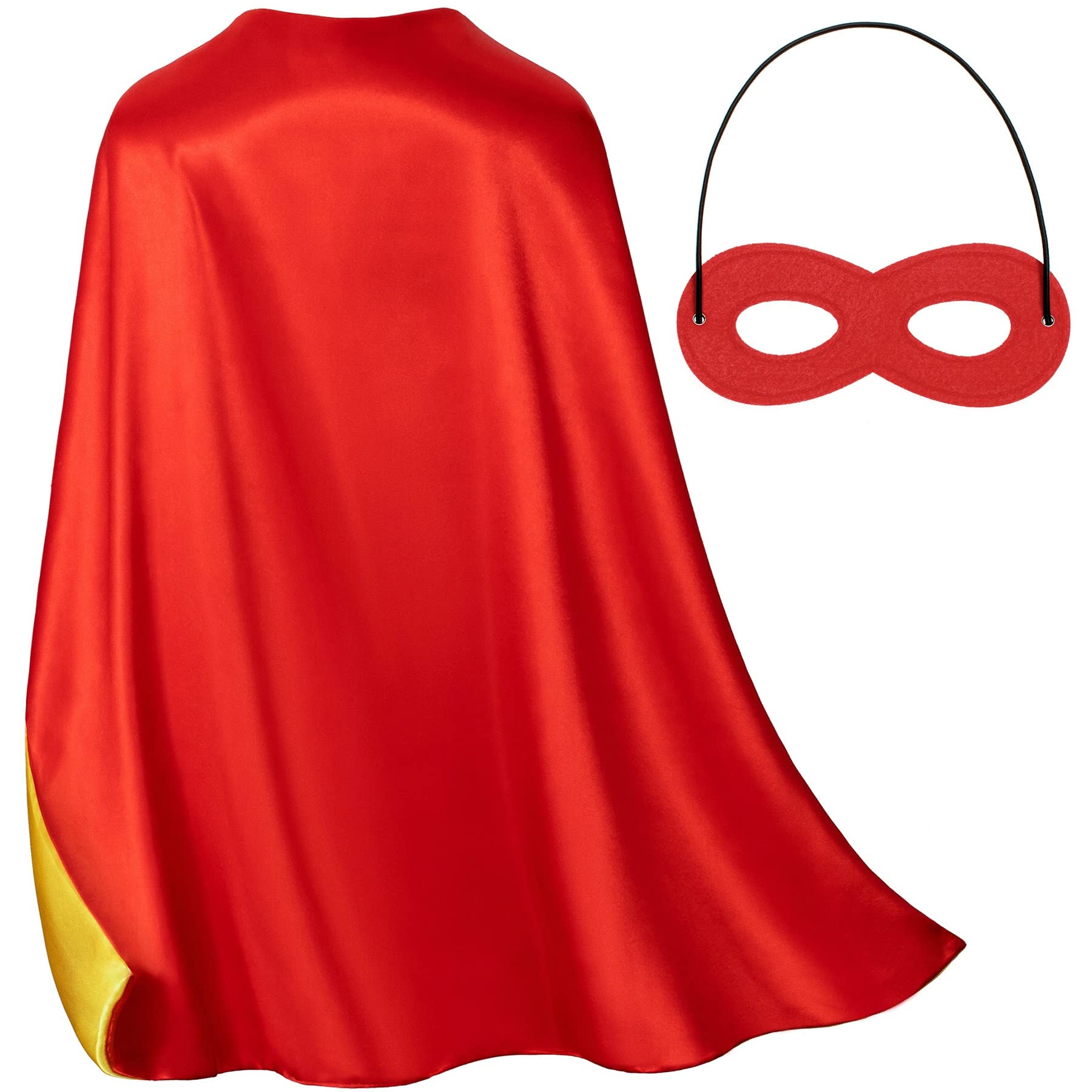 Double-Sided Superhero Capes and Masks for Kids - Perfect for Christmas, Hallowe