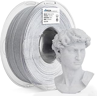AMOLEN 3D Printer Filament PLA 1.75mm, Marble 1kg, +/- 0.03mm 3D Printing Material for 3D Printer and 3D Pen