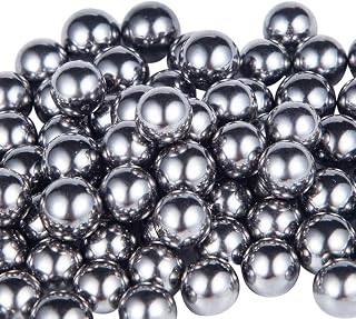 100PCS 1/2" Inch Diameter Hardened Chrome Solid Steel Bearing Balls(12.7mm)