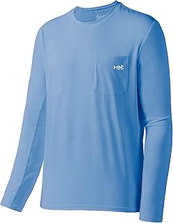 BASSDASH Men's UPF 50+ Performance Sun Protection UV Fishing Hiking Sports Shirts