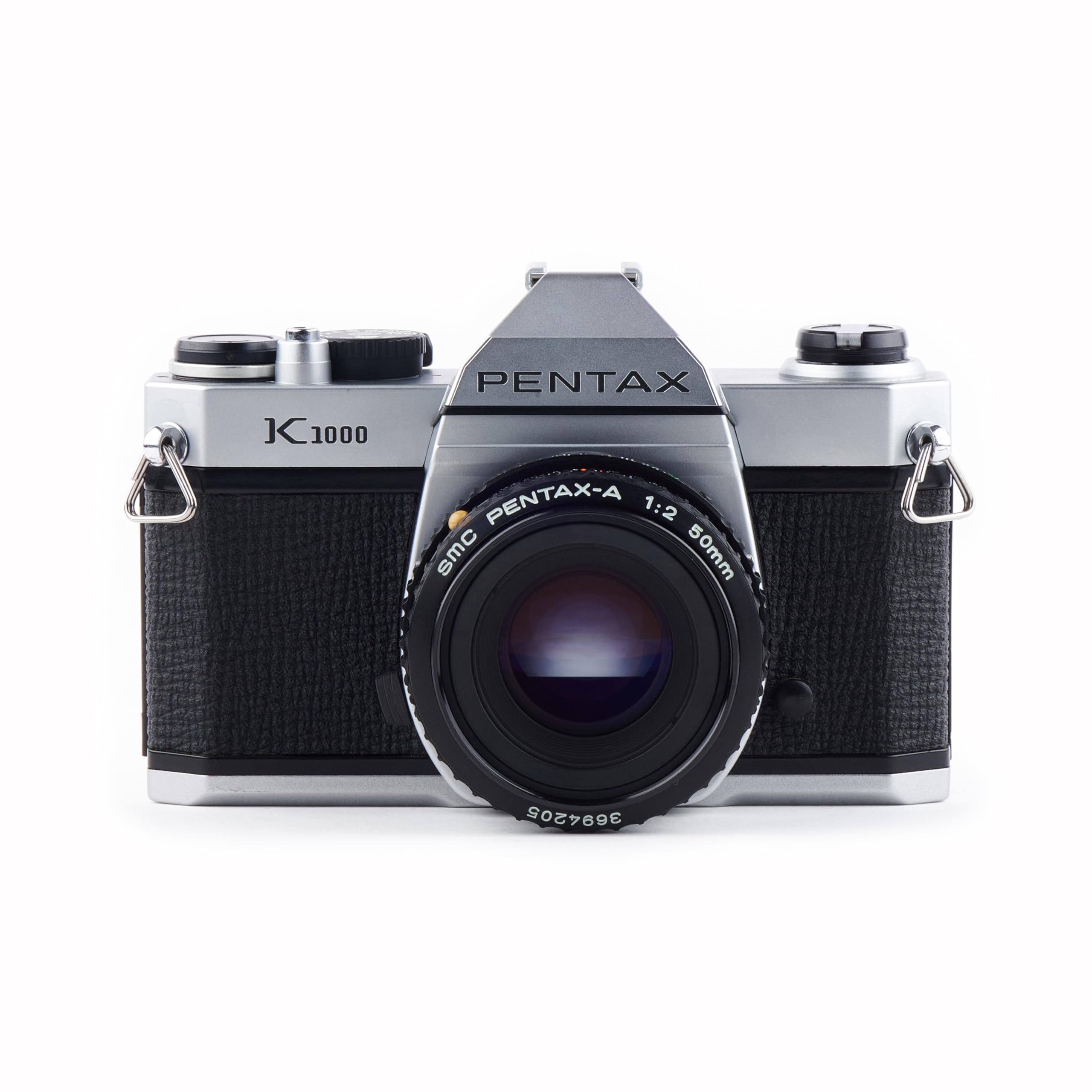 Pentax K1000 Manual Focus SLR Film Camera with Pentax 50mm Lens (Renewed)