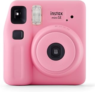 Fujifilm Instax Mini SE Fuji Instant Film Camera (Renewed) (Pink)