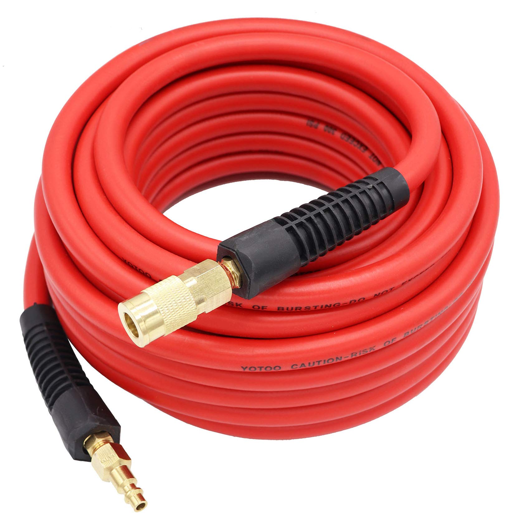 YOTOO Hybrid Air Hose 3/8-Inch by 50-Feet 300 PSI Heavy Duty, Lightweight, Kink 