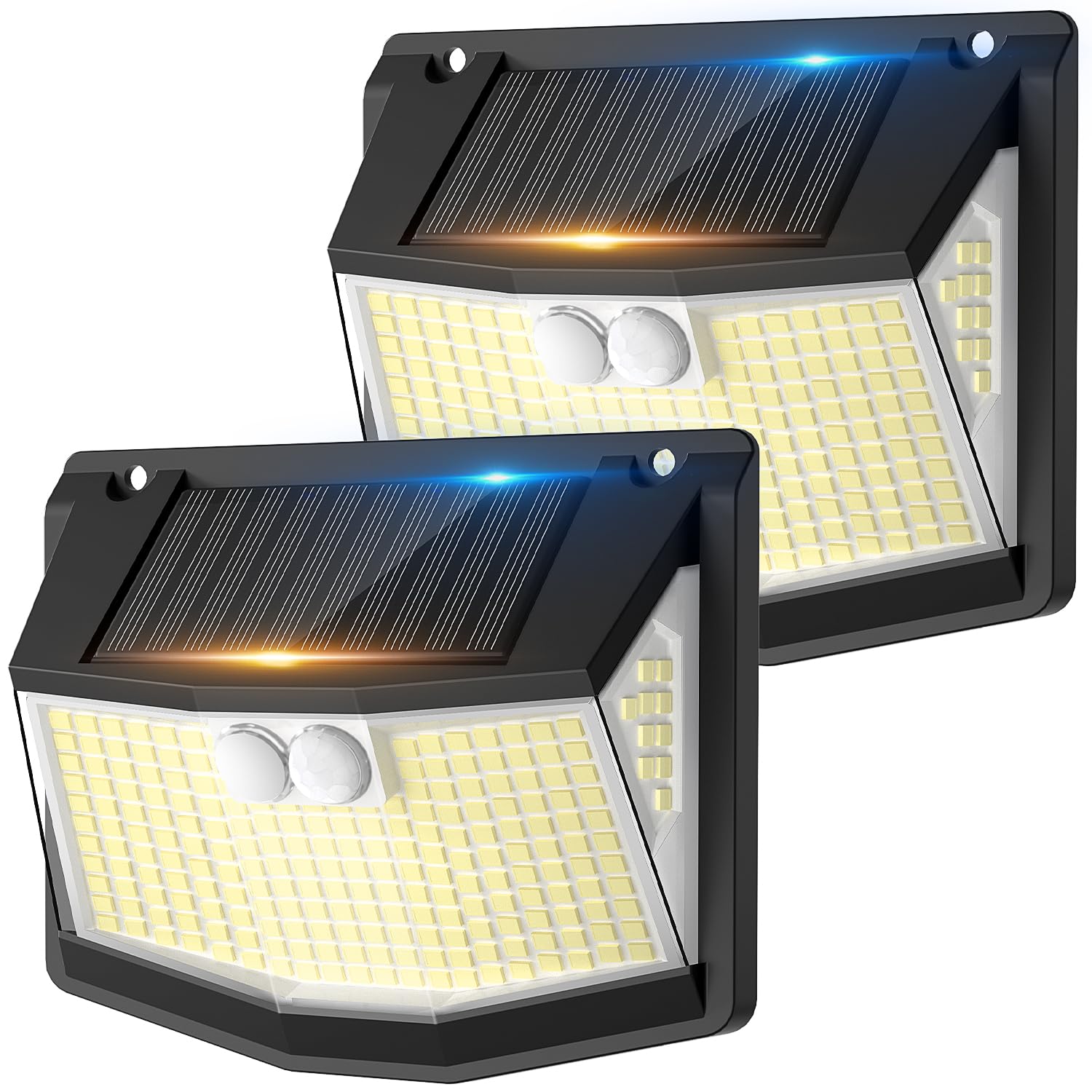 Solar Security Lights Outdoor Garden - 248 LED Solar Motion Sensor Light | 3 Mod