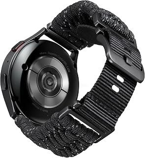 BINLUN Braided Paracord Nylon Watch Strap 18 mm 20 mm 22 mm Fabric Sport Replacement Bands for Smartwatches Compatible with Samsung Galaxy/Ideal for Garmin/Suitable for Huawei
