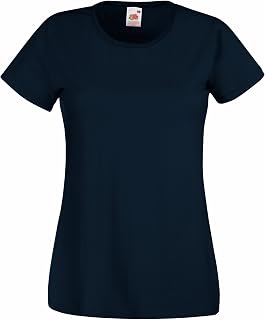 Fruit of the Loom T-Shirt, dark blue, XXL