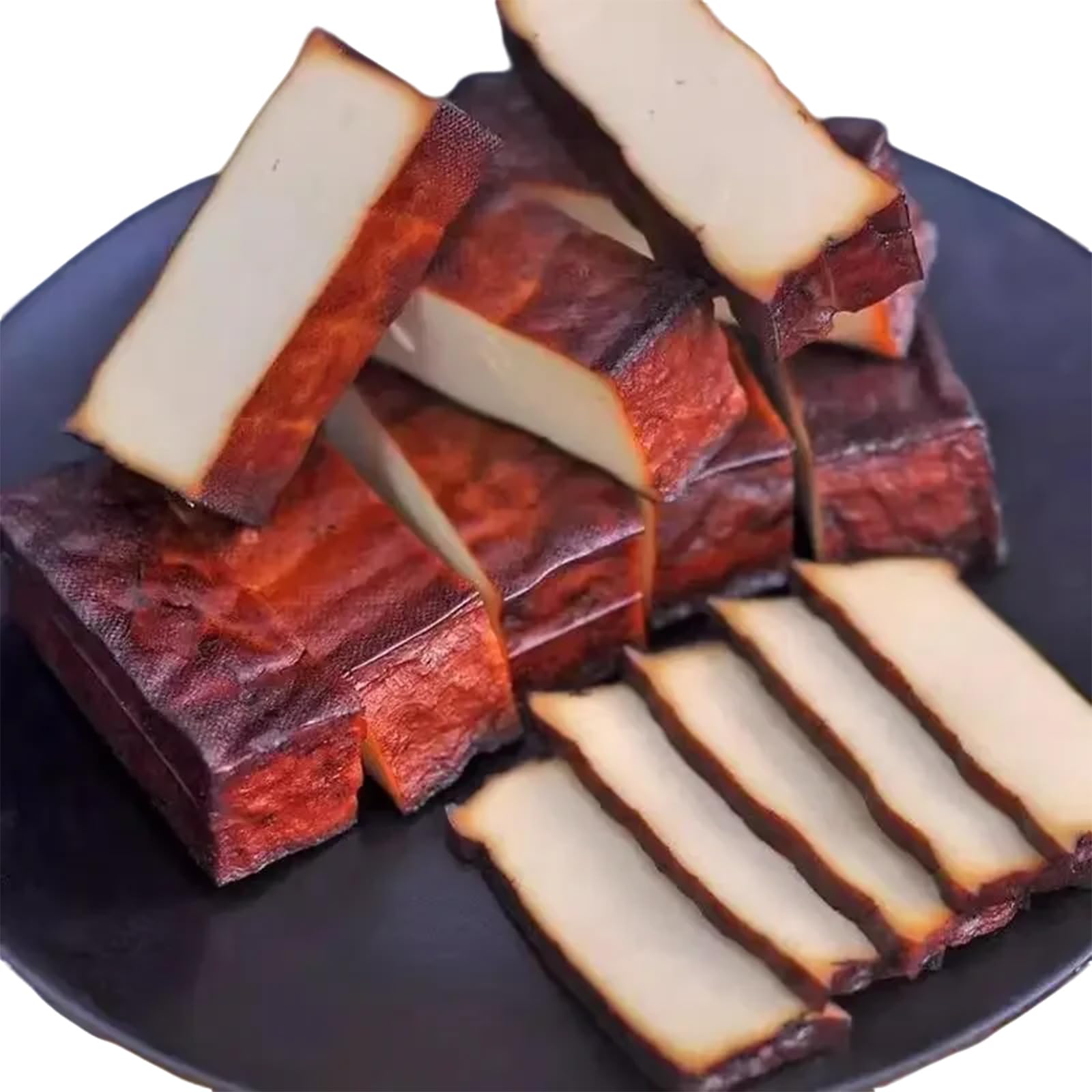 Smoked Tofu（410g/14.2oz,2Packs/bag）Baked Tofu Made with Dried Soy Beans Fried To