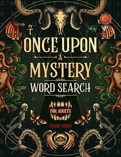 Once Upon a Mystery: 2000 Word Search Puzzles in Chilling and Exciting Mystery about Fairies, Dragons, and Supernatural Beings for Adults, Teens
