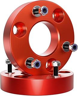 EVIL ENERGY 2 inch Front Leveling Kits For 2007-2023 Chevy Silverado 1500 GMC Sierra 1500 2WD 4WD, 2" Front Suspension Forged Strut Spacers Lift Kits Red
