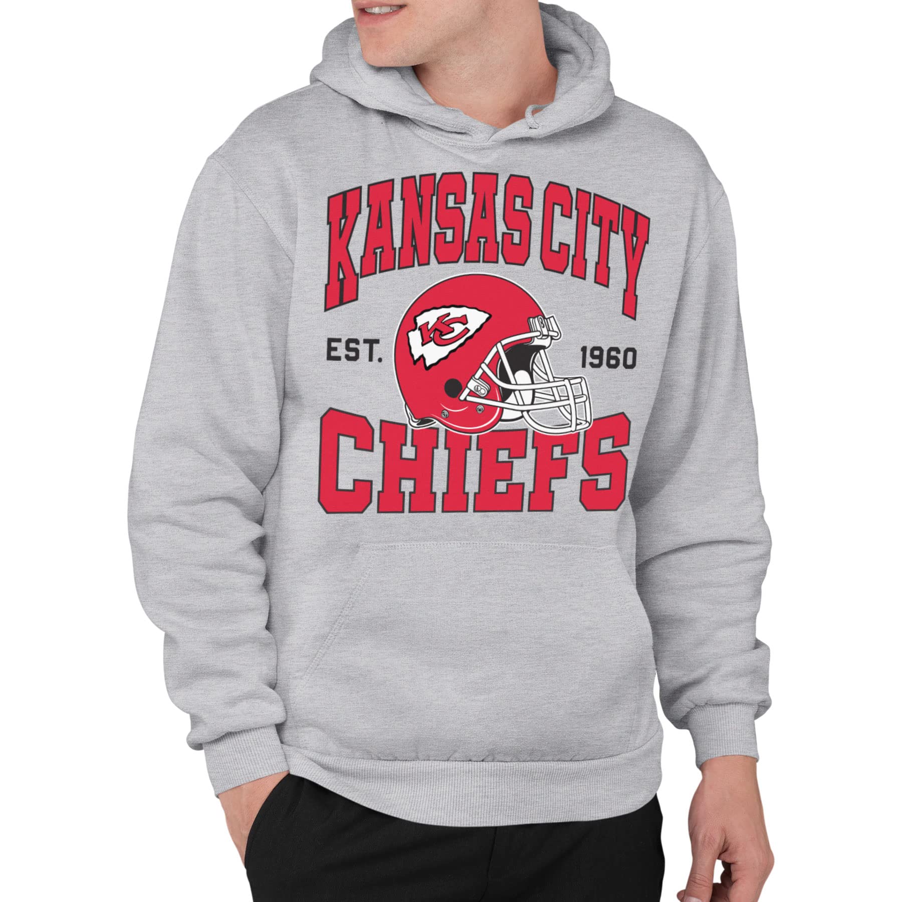 Junk Food NFL unisex-adult Signature Pullover Hoodie. Relaxed Unisex Fit.
