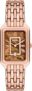 Fossil Women's Raquel Quartz Stainless Steel Three-Hand Watch, Color: Gold (Model: ES5220)