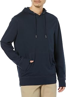 Amazon Essentials Men's Lightweight Jersey Pullover Hoodie
