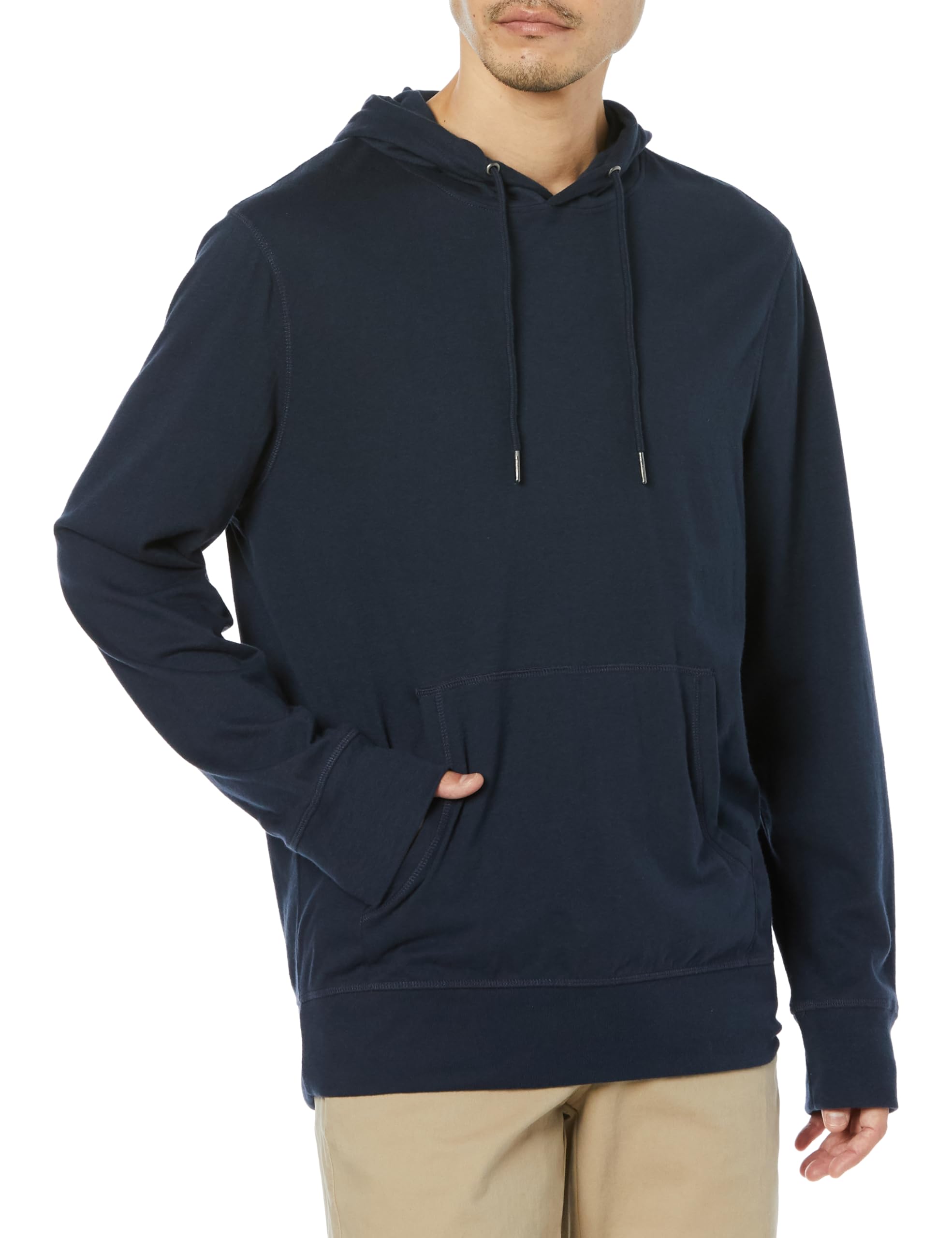 Amazon Essentials Men's Lightweight Jersey Pullover Hoodie