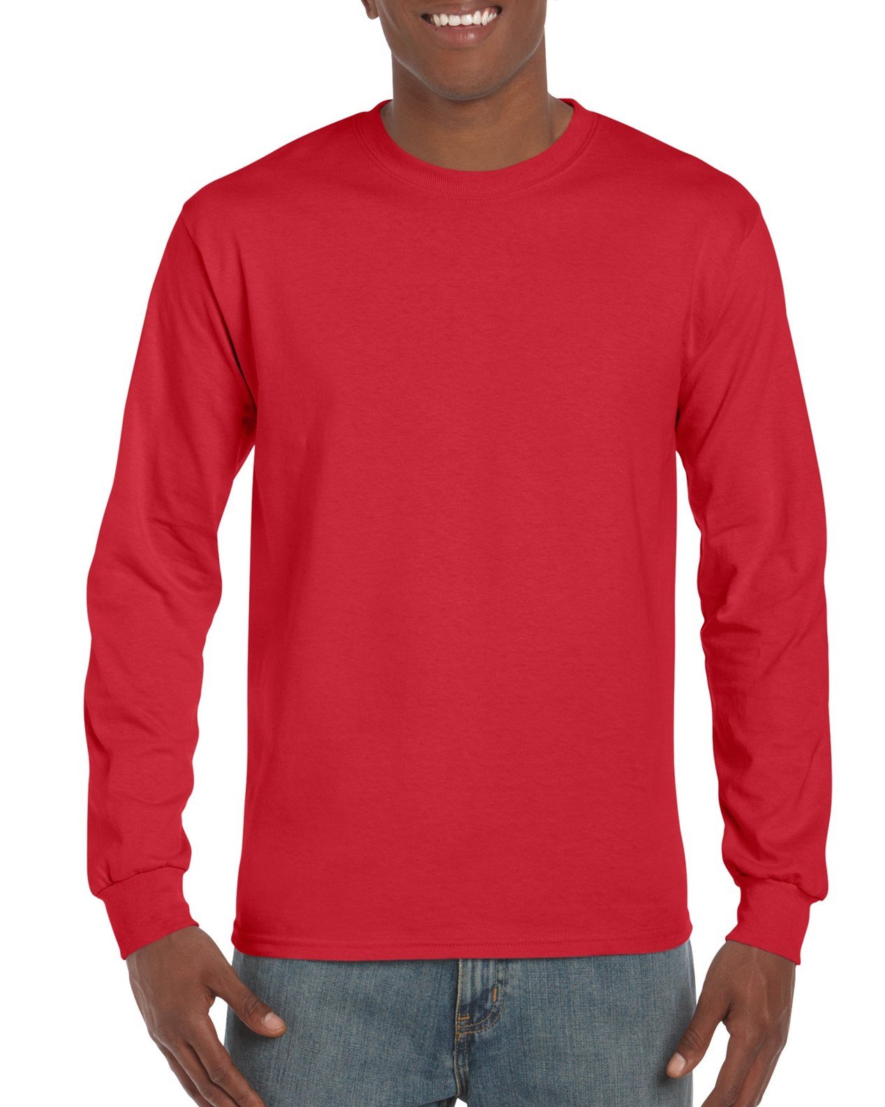 Gildan G2400 Ultra Style Cotton Long Sleeve T-Shirt Men's Shirt (Pack of 1)