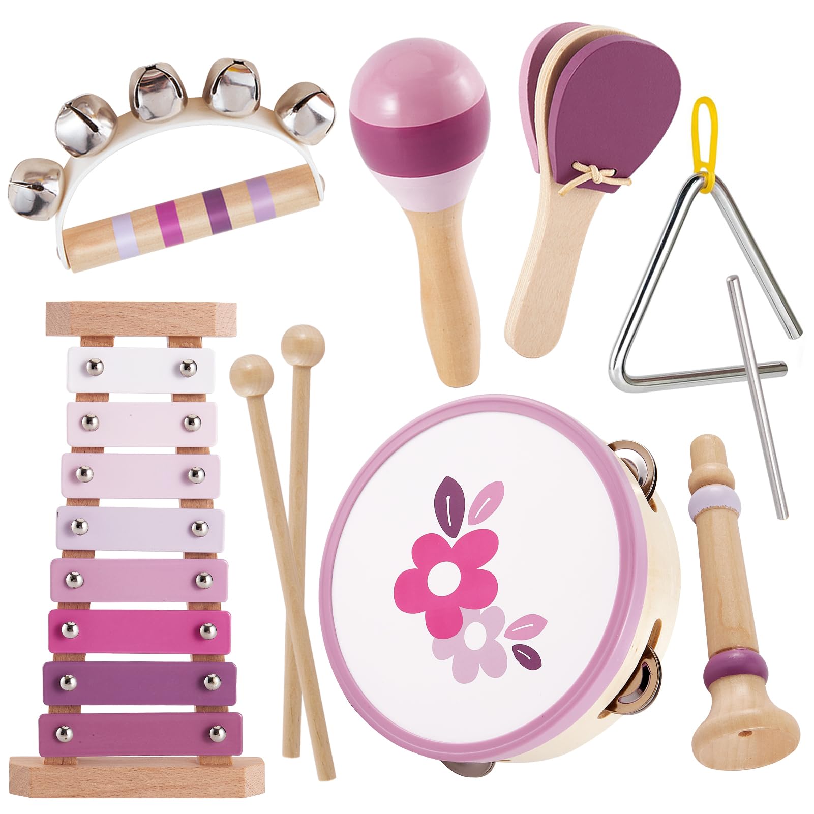 BUYGER Baby Musical Instruments Toy, Musical Toys for 1 Year Old Girls Gift | Ba