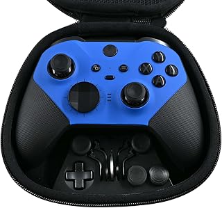 DIY Customised Model 1797 Elite Series 2 Controller -Vest Blue,Custom Color | Gaming Controller Compatible for Xbox Elite Series 2 Controller,Compatible With Xbox Series S/X,Xbox One,with Accessory Bag