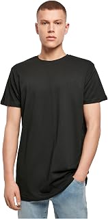Build Your Brand Men's Shaped Long Tee T-Shirt