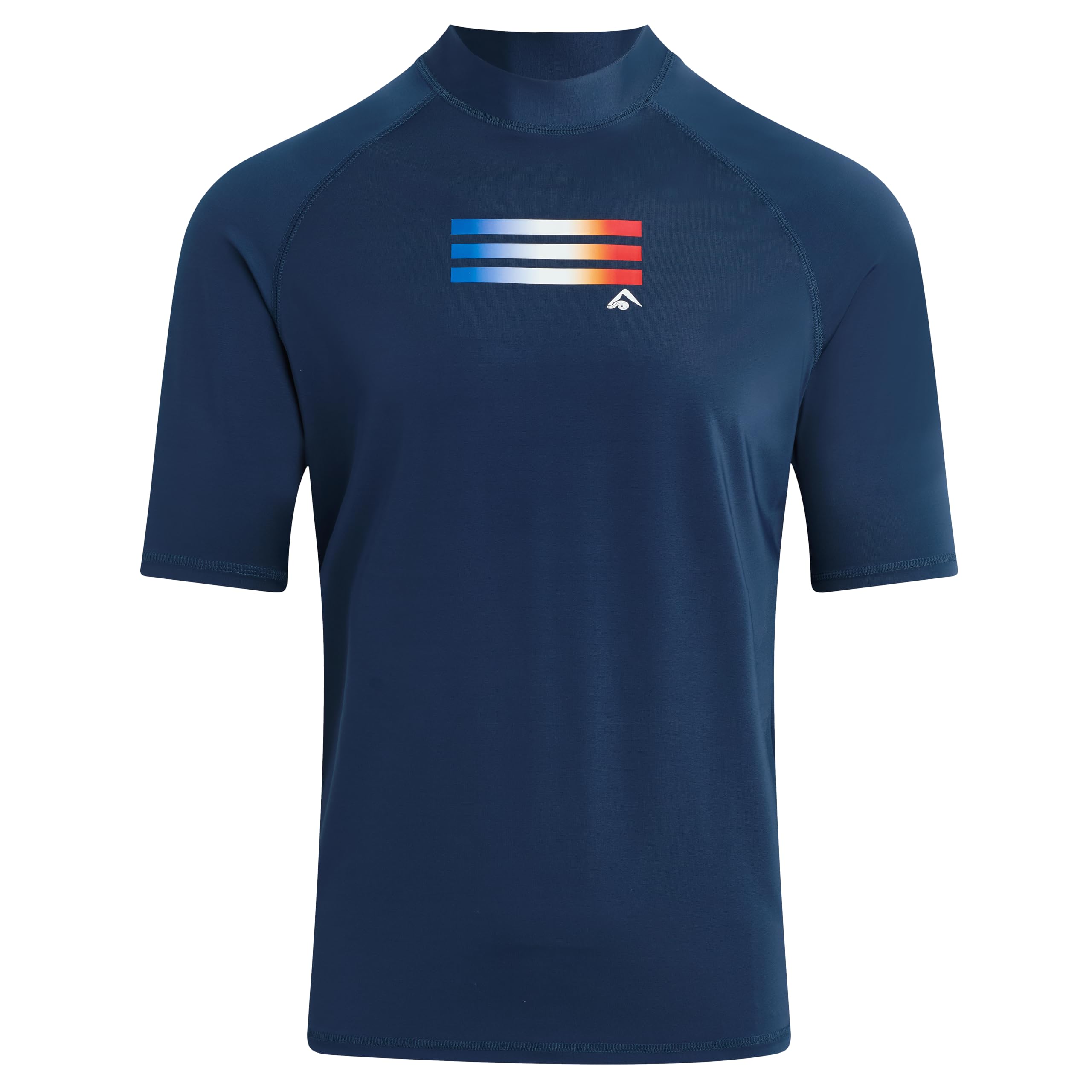 Kanu Surf Mens Mercury UPF 50+ Short Sleeve Sun Protective Rashguard Swim Shirt