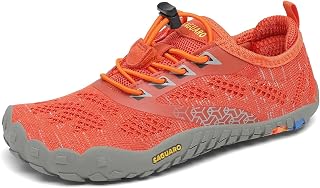 SAGUARO Children’s Barefoot Shoes, Breathable, Non-Slip Hiking Shoes, Lightweight, Soft Sports Shoes, Walking Shoes, Sizes EU 24–36 (UK Children’s 7 to Adult 3.5)