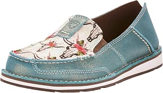 Ariat Cruiser – Women’s Leather, Suede, Western Inspired, Slip-On Shoes