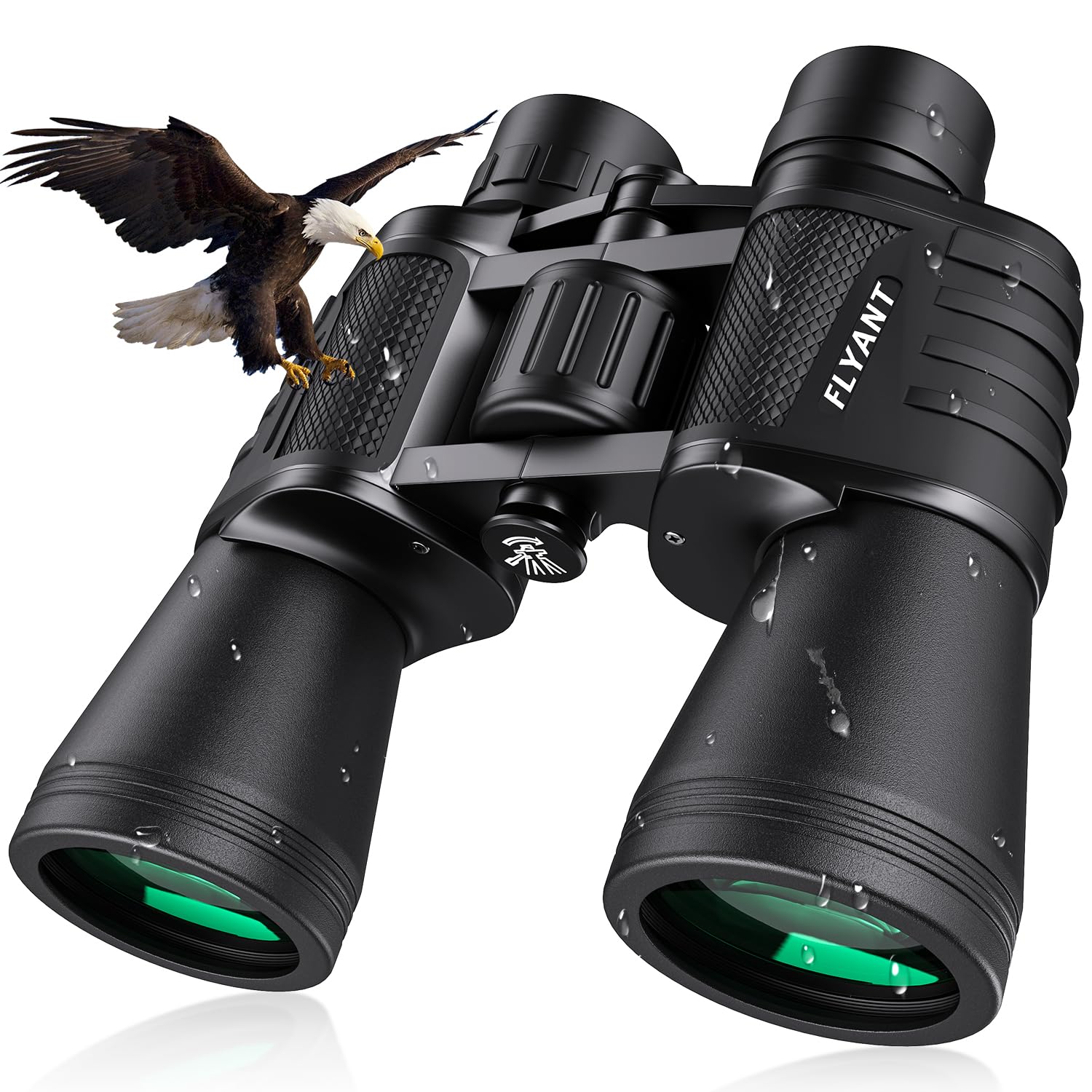 20x50 High Powered Binoculars for Adults, Waterproof Compact Binoculars with Low