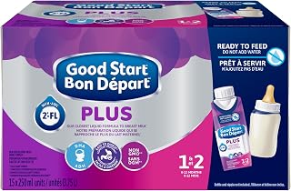 Good Start Plus 1 Ready To Feed Baby Formula, 0+ Months, 15 x 250 ml | DHA, 2' -FL, Comfort proteins, For babies 0 months and up, Non-GMO, No mixing,