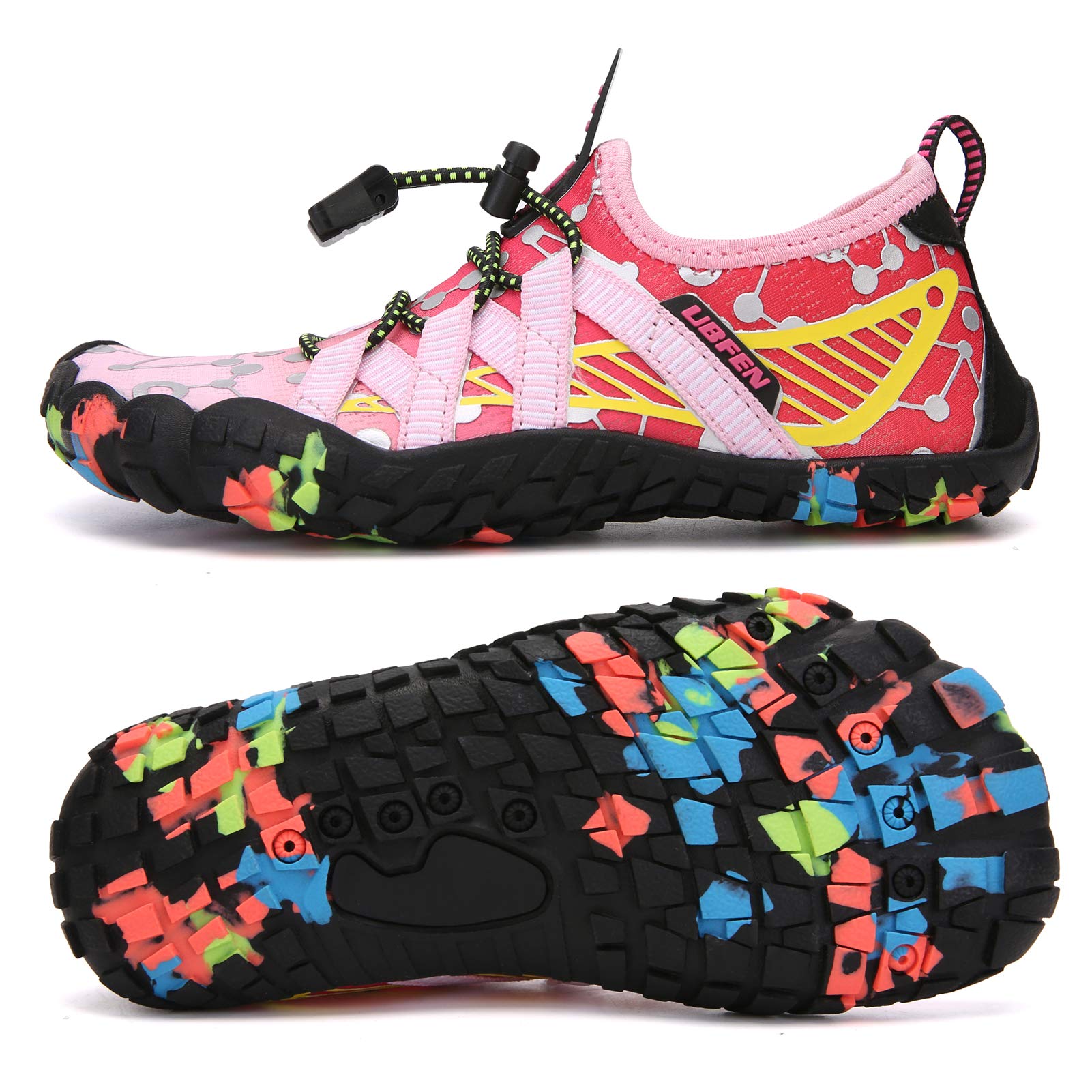 UBFEN Chaussures aquatiques pour enfants, garçons et filles, chaussettes aquatiq