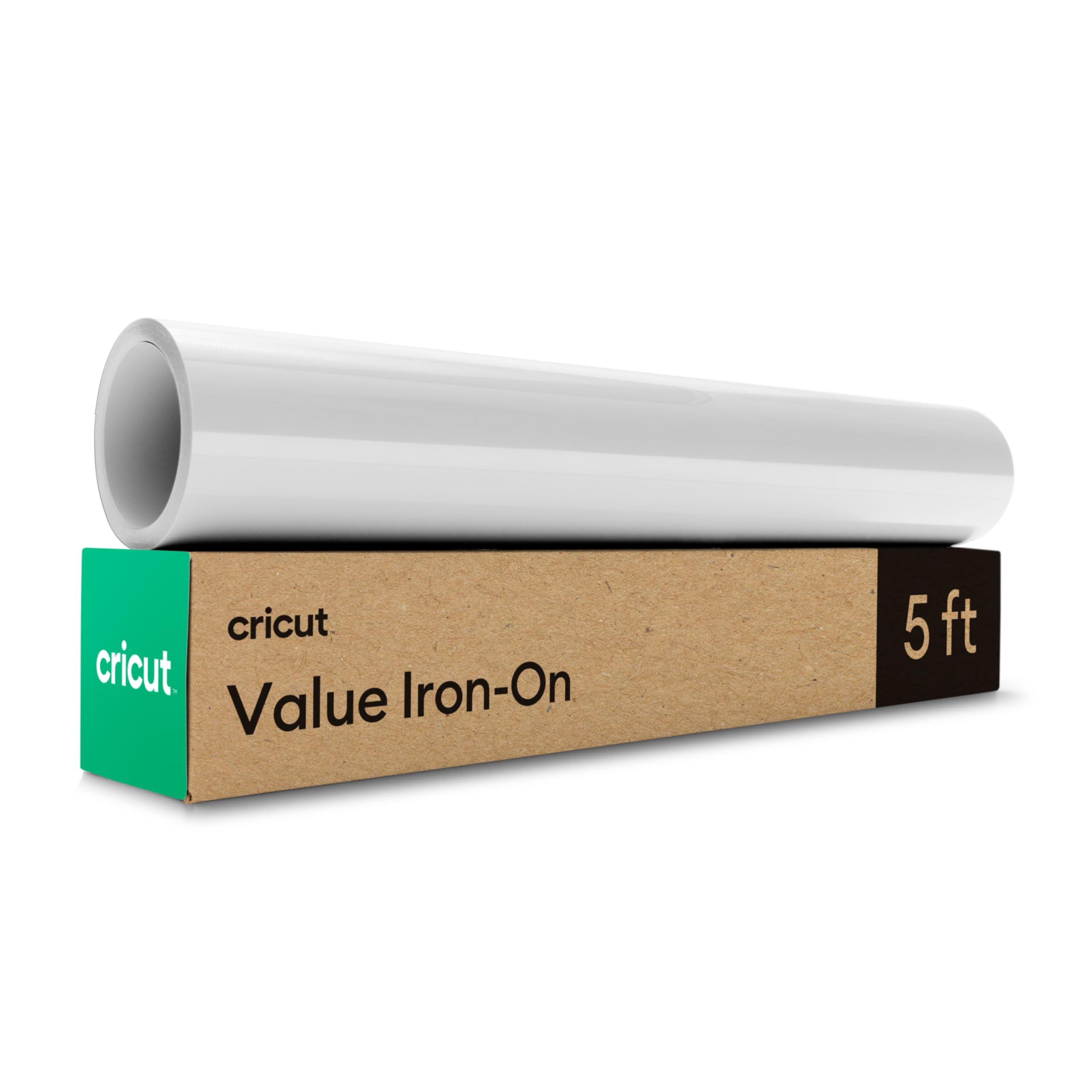Cricut® Value Iron-On, White (12 in x 5 ft) | HTV Heat Transfer Vinyl