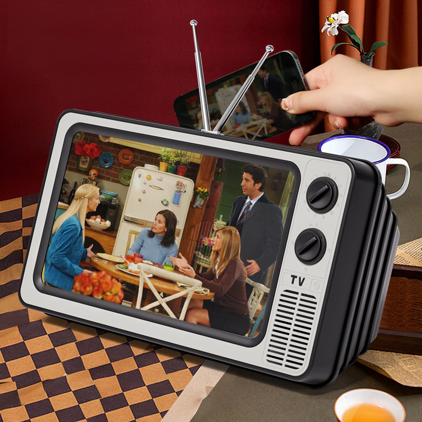 12” Screen Magnifier for Cell Phone-Retro TV Amplifier 3D HD Mobile Phone | Scre