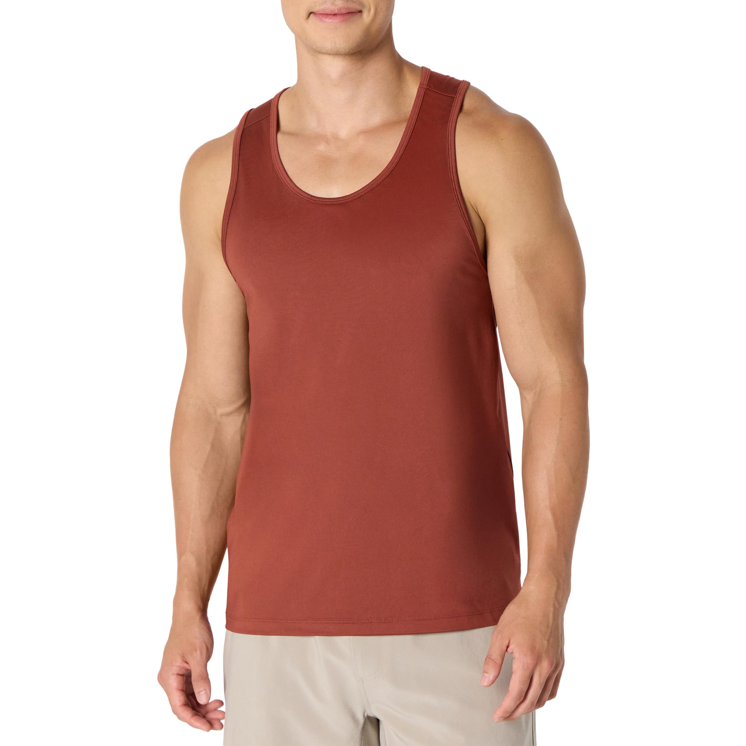 Amazon Essentials Men's Quick-Dry Stretch Technical Tank Top for Training and Gy