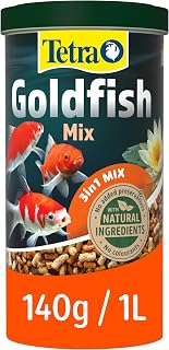 Tetra Goldfish Pond Fish Food Variety 140g - biologically balanced for pond goldfish