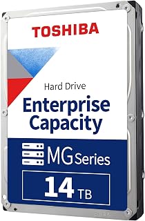 Toshiba 14TB SATA 512e 256MB Cache 7200RPM 3.5" SATA 6.0Gb/s Enterprise Hard Drive - MG07ACA14TE (Renewed)