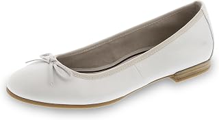 Tamaris 1-1-22116-22, Bailarinas Mujer, Blanco (White 100), 39 EU