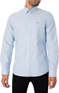 GANT Reg Broadcloth Gingham BD Men's Shirt (Pack of 1)