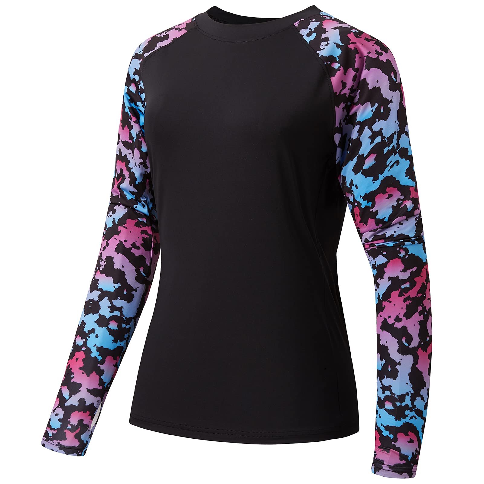 Bassdash - Camiseta de Manga Larga para Mujer con protección Solar UPF 50+ UV pa