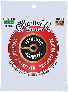 Martin Authentic Acoustic Guitar Strings - Lifespan 2.0 Treated