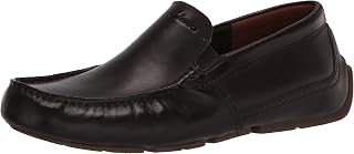 Clarks mens Markman Plain Driving Style Loafer, Dark Brown Leather, 13 US