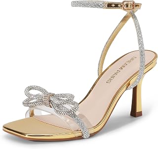 DREAM PAIRS Strappy Low Heel Sandals
